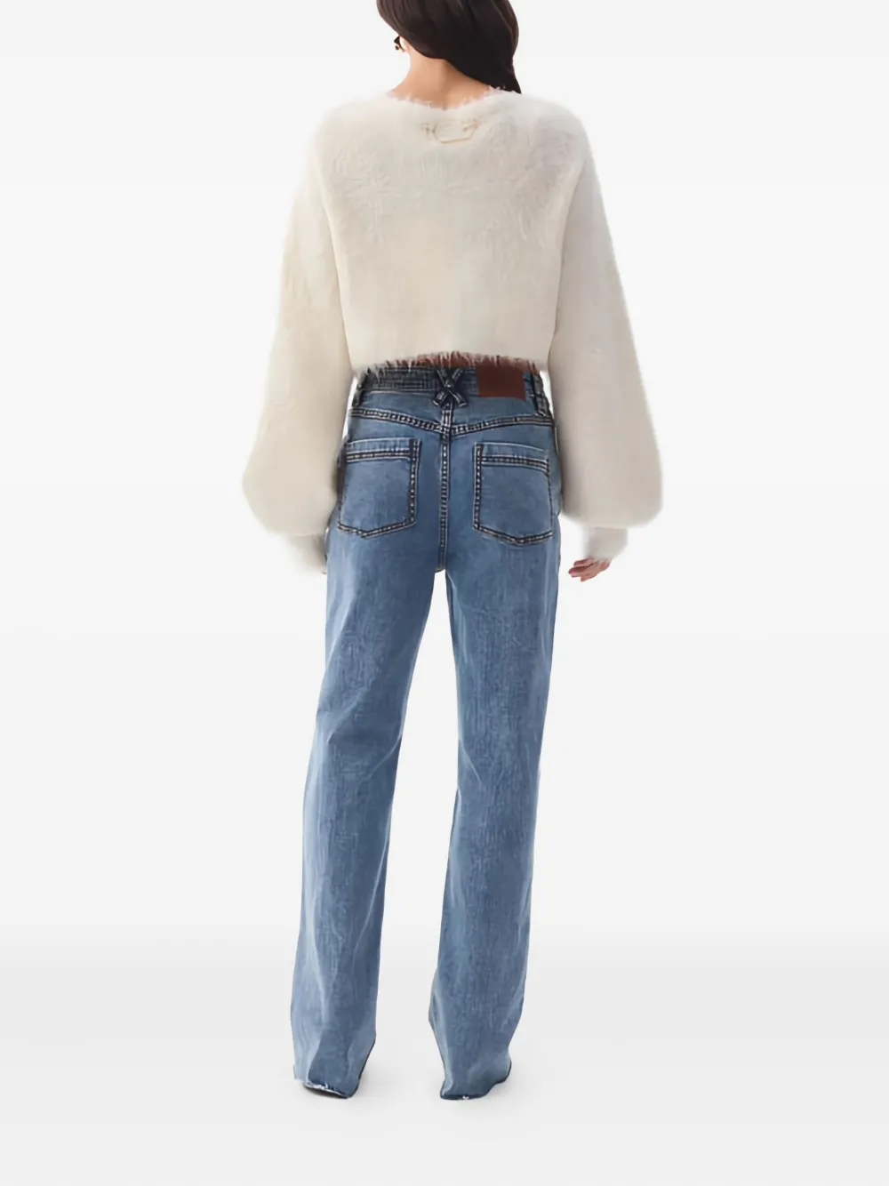 Aje Celine vest met knopen Beige