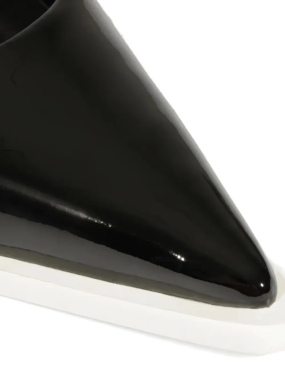 Schutz Lála gestreepte pumps met bandje en hak Zwart