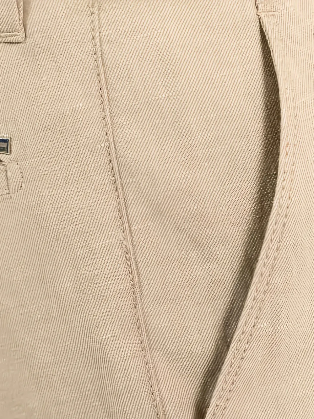 ROY ROBSON Broek met metalen plakkaat Beige