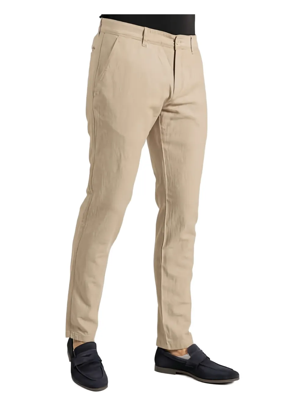 ROY ROBSON Broek met metalen plakkaat Beige