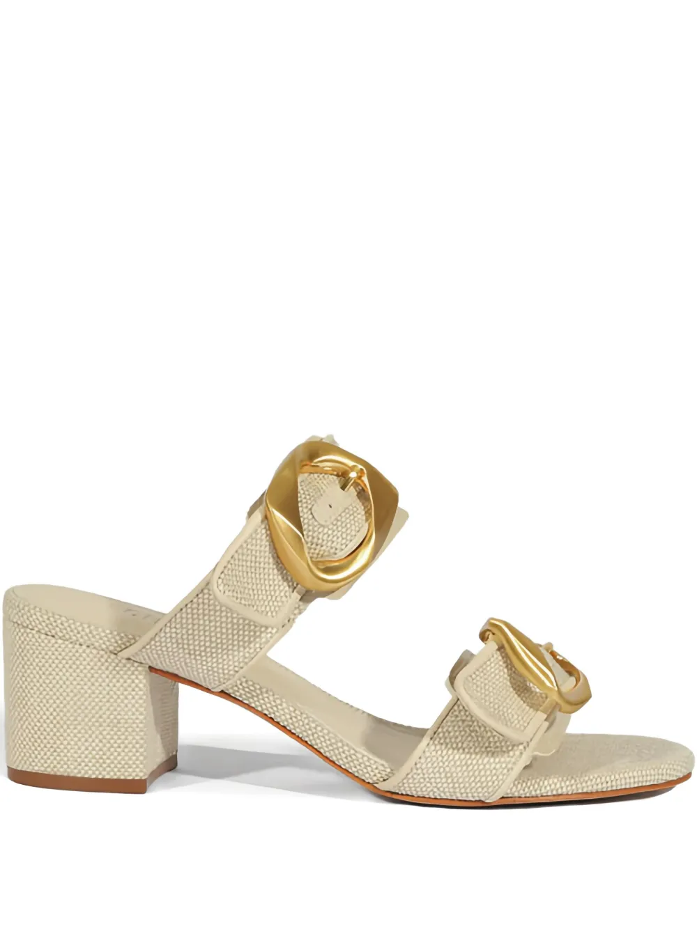 Schutz 60 mm sandalen met gespbandje Beige