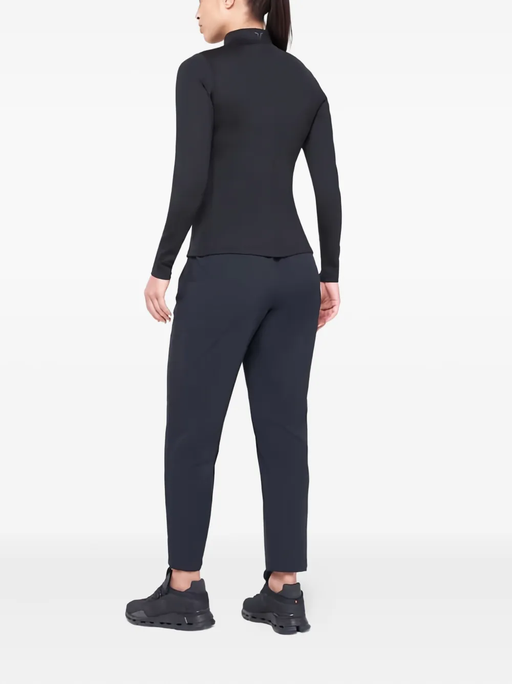 Squatwolf Core Zip-up Performance Track Jacket In Black