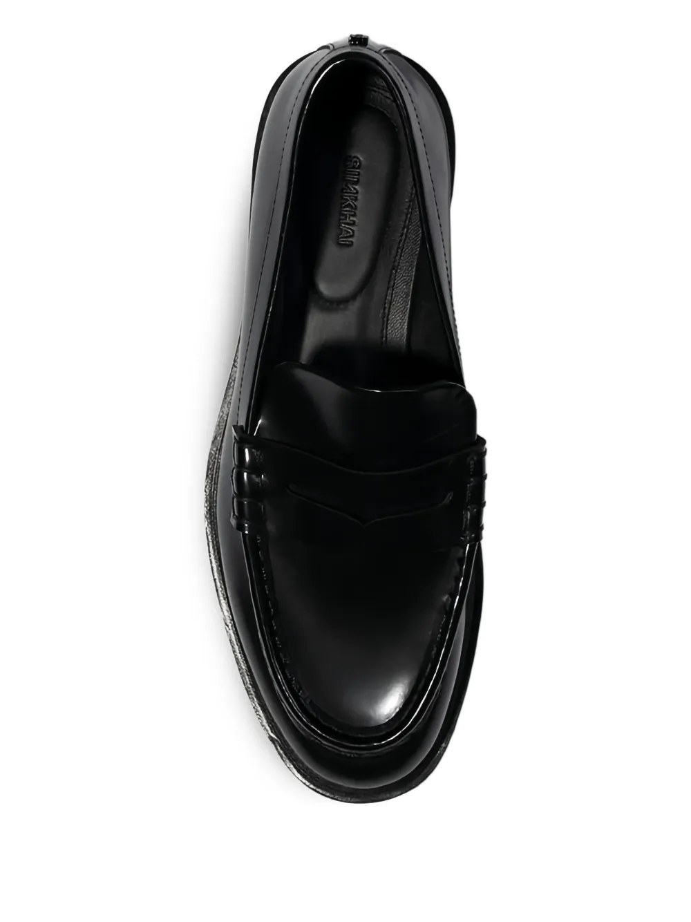 Simkhai Harper Stacked-sole Loafers In Black