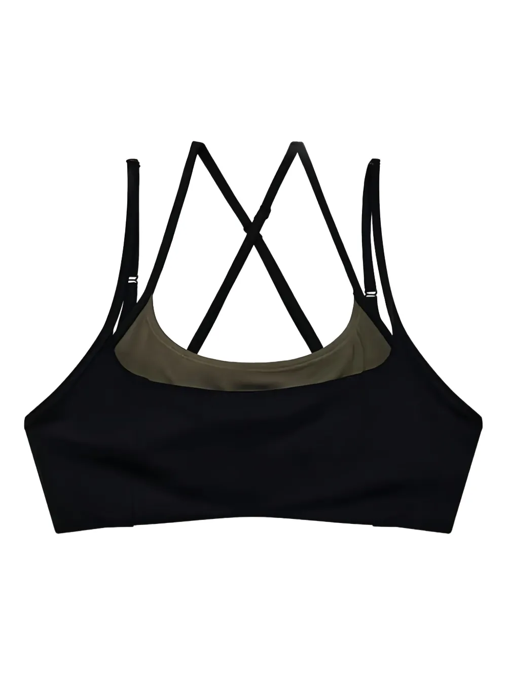 P.E Nation ストラップ スポーツブラ - ブラック