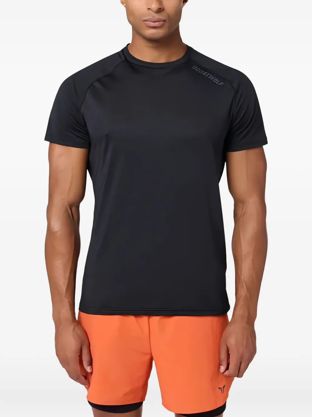 SQUATWOLF logo T-shirt | Black | Image 1
