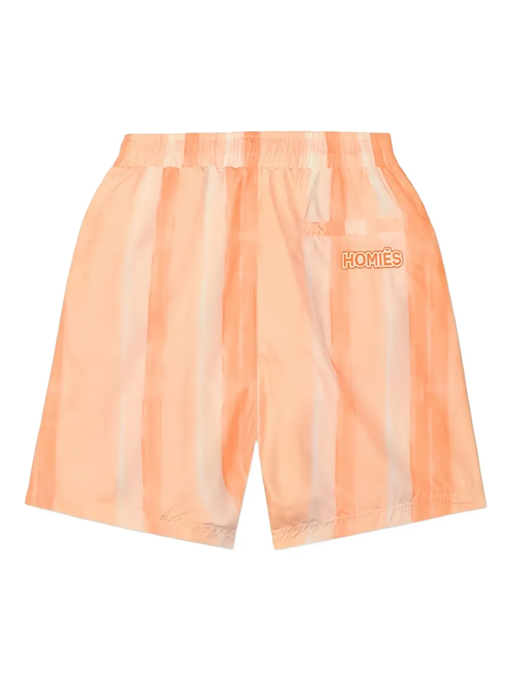 HOMIES MARBELLA  Orange Waves striped drawstring swim shorts | Swim Shorts | Image 2