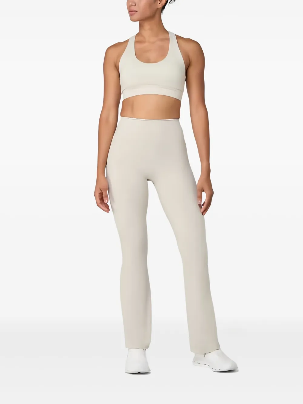 Squatwolf Flared Performance Trousers In Neutral