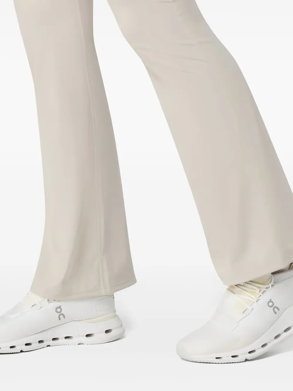 Squatwolf Flared Performance Trousers In Neutral
