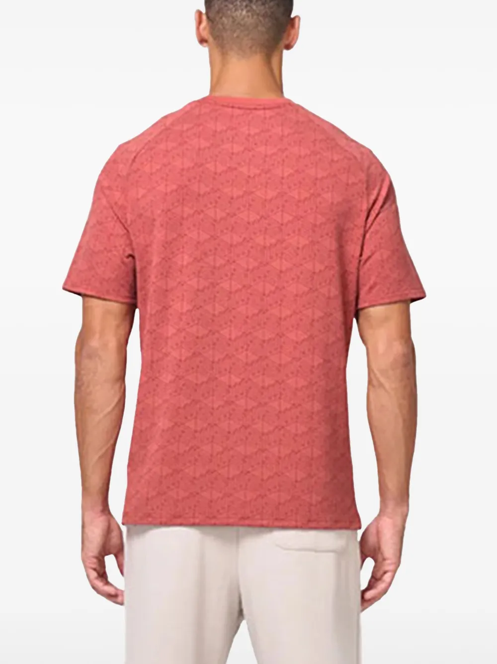 Squatwolf Geometric Print Tee In Pink