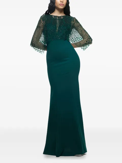 Rohit Gandhi + Rahul Khanna beaded evening dress