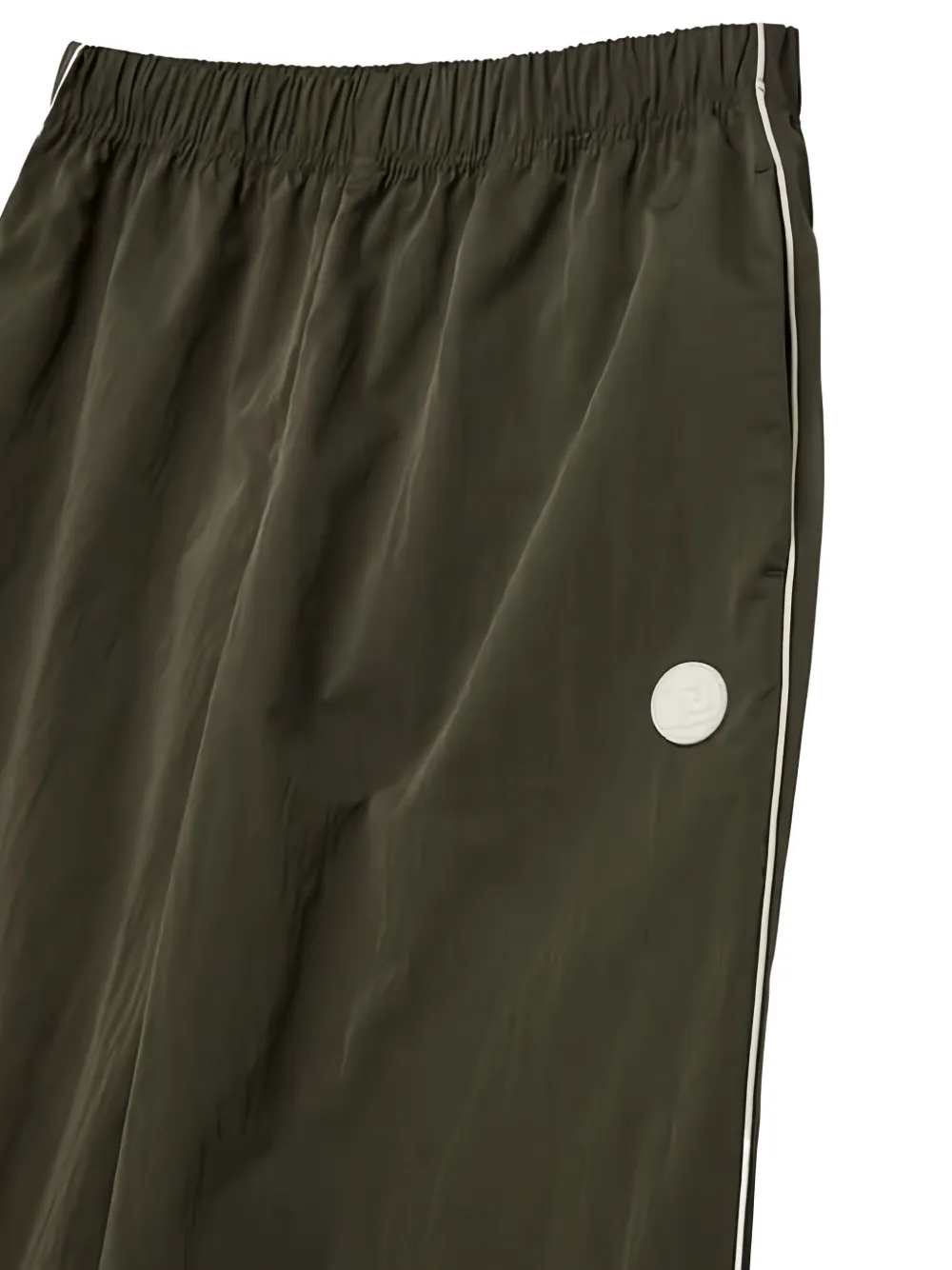 P.e Nation Switchback Piping-detail Track Pants In Green