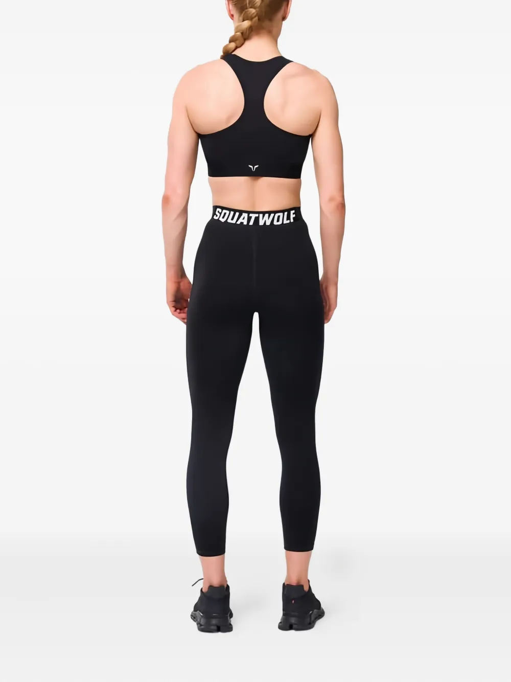 SQUATWOLF Legging met logoband Zwart