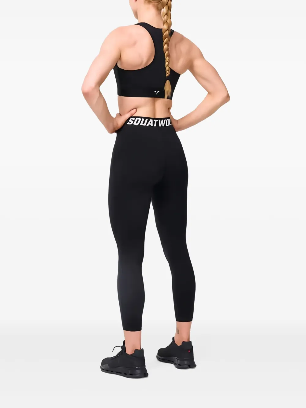 SQUATWOLF Legging met logoband Zwart