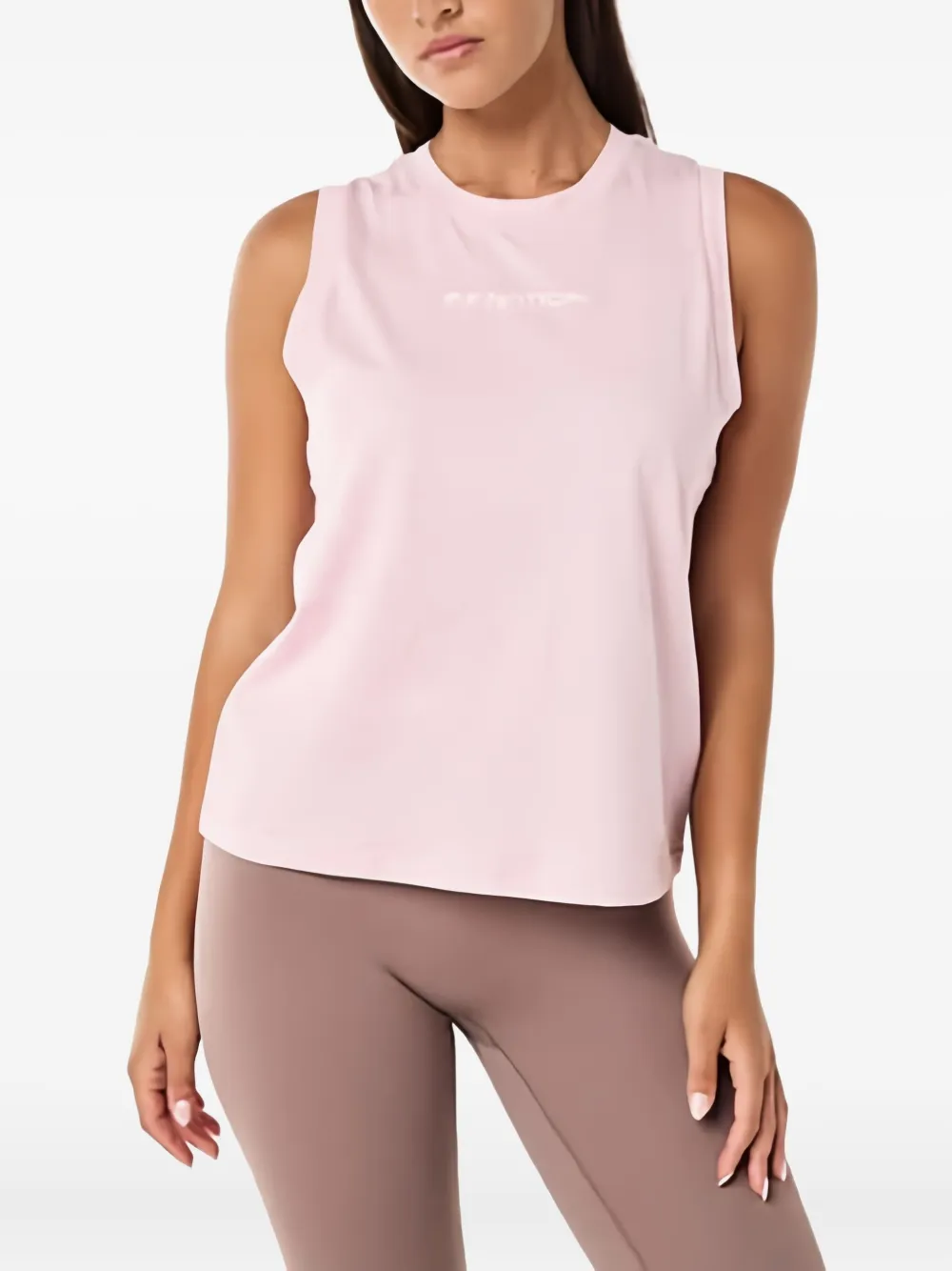 P.e Nation Shuffle Logo Tank Tank In Pink