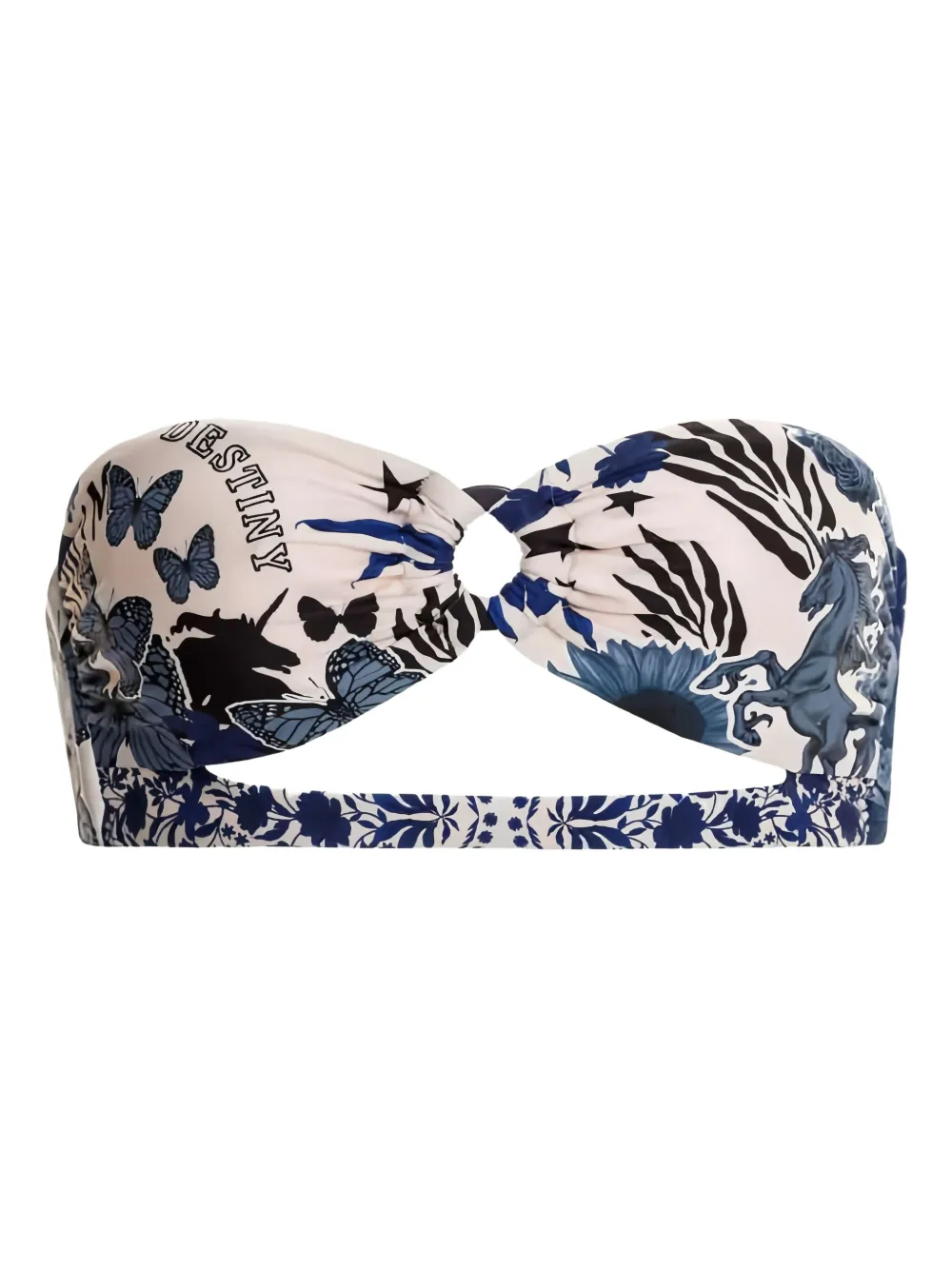 Agua Bendita Darya スイムウェアトップ - ブルー