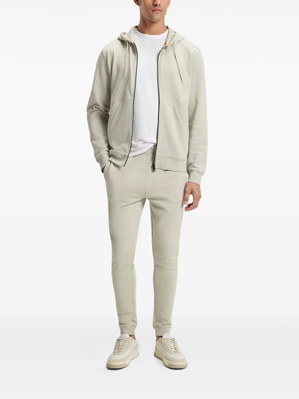 BOSS Broek met trekkoord - Groen