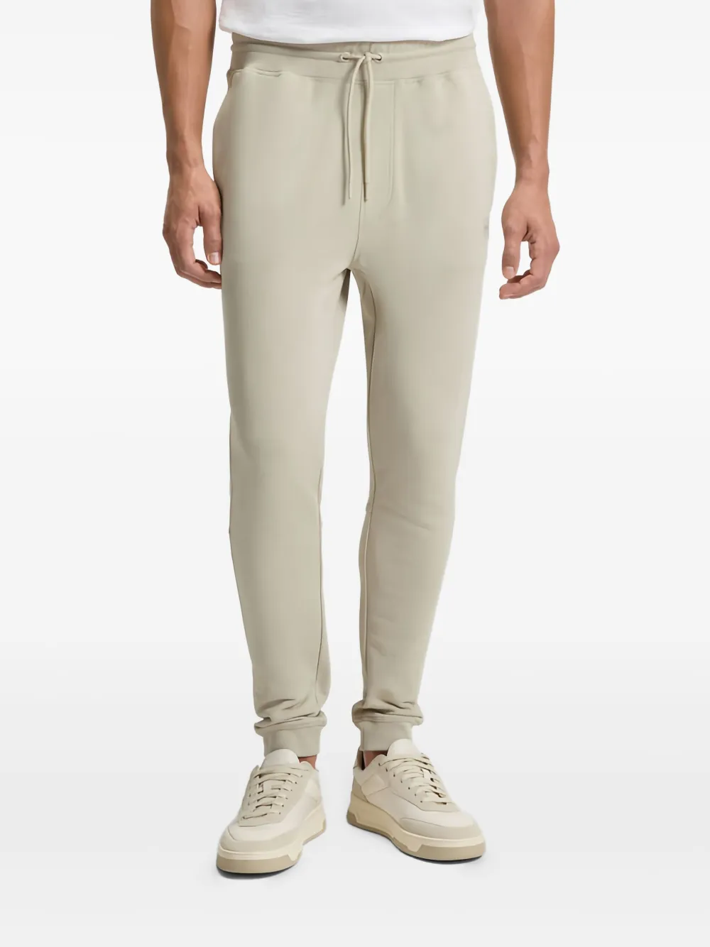 Hugo Boss Drawstring Trousers In White