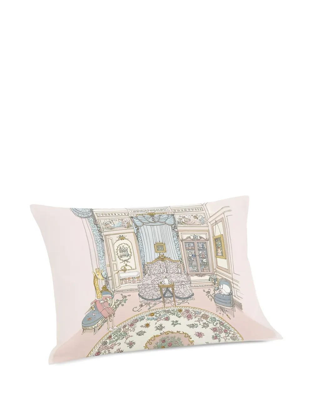 Atelier Choux Kussenhoes met print Roze