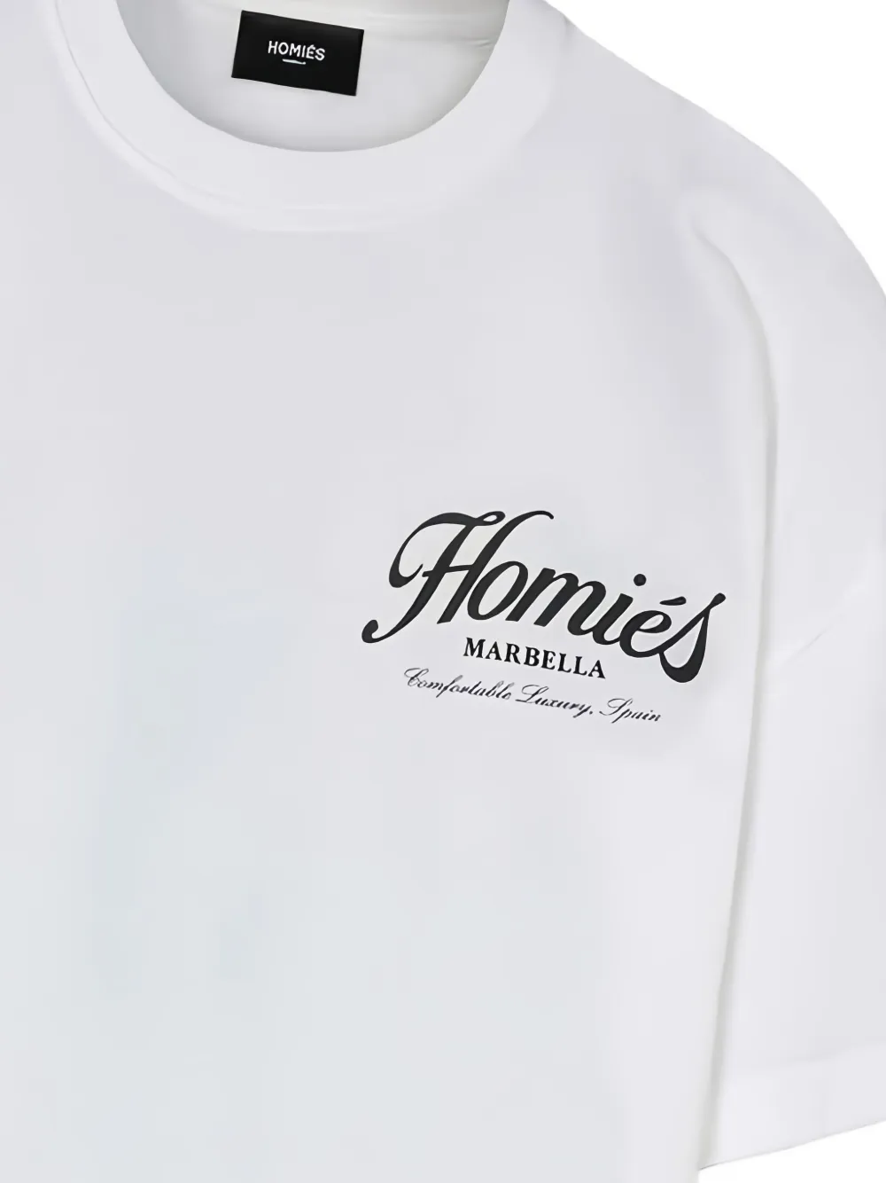 HOMIES MARBELLA T-shirt met logo Wit