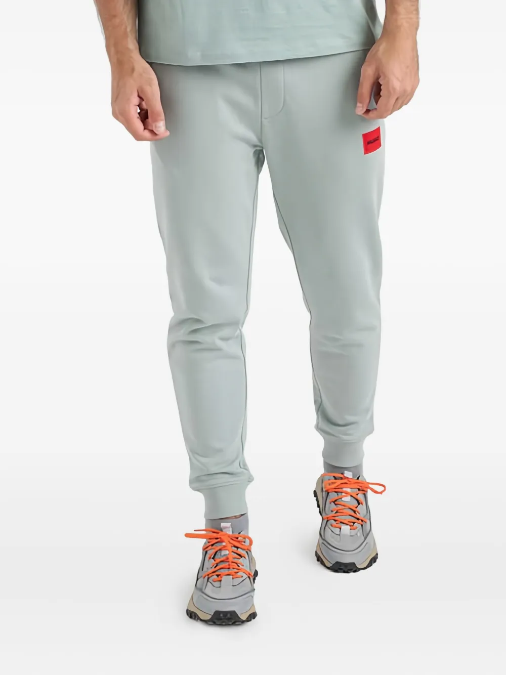 HUGO logo-label track pants | Grey | Image 1