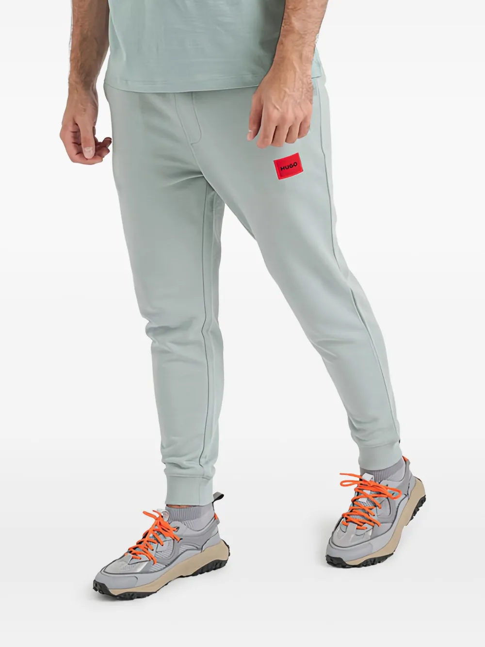 Hugo Boss Logo-label Track Pants In Green