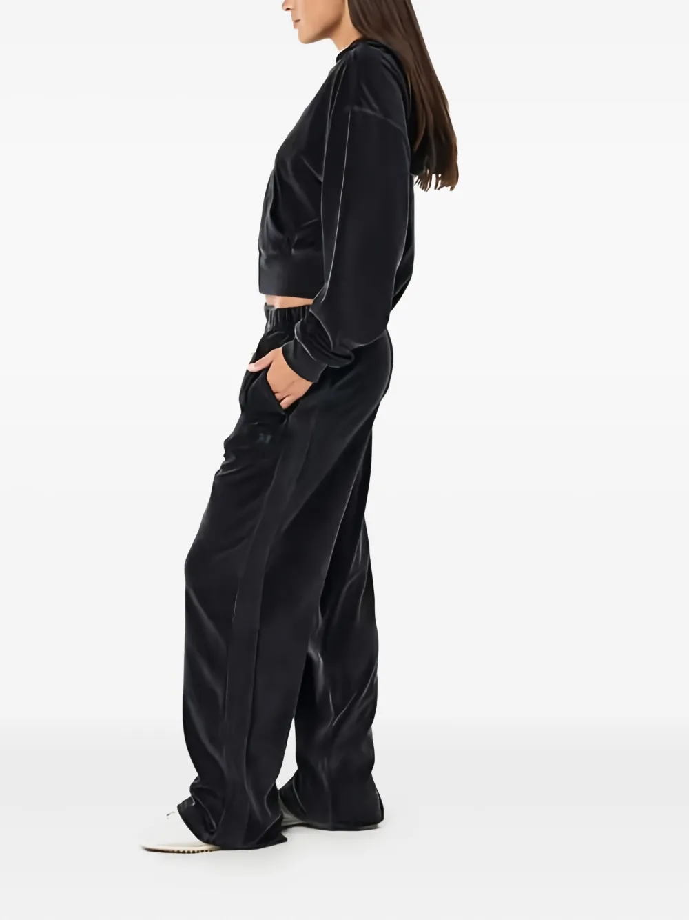 P.e Nation Zip-fastenning Hoodie In Black