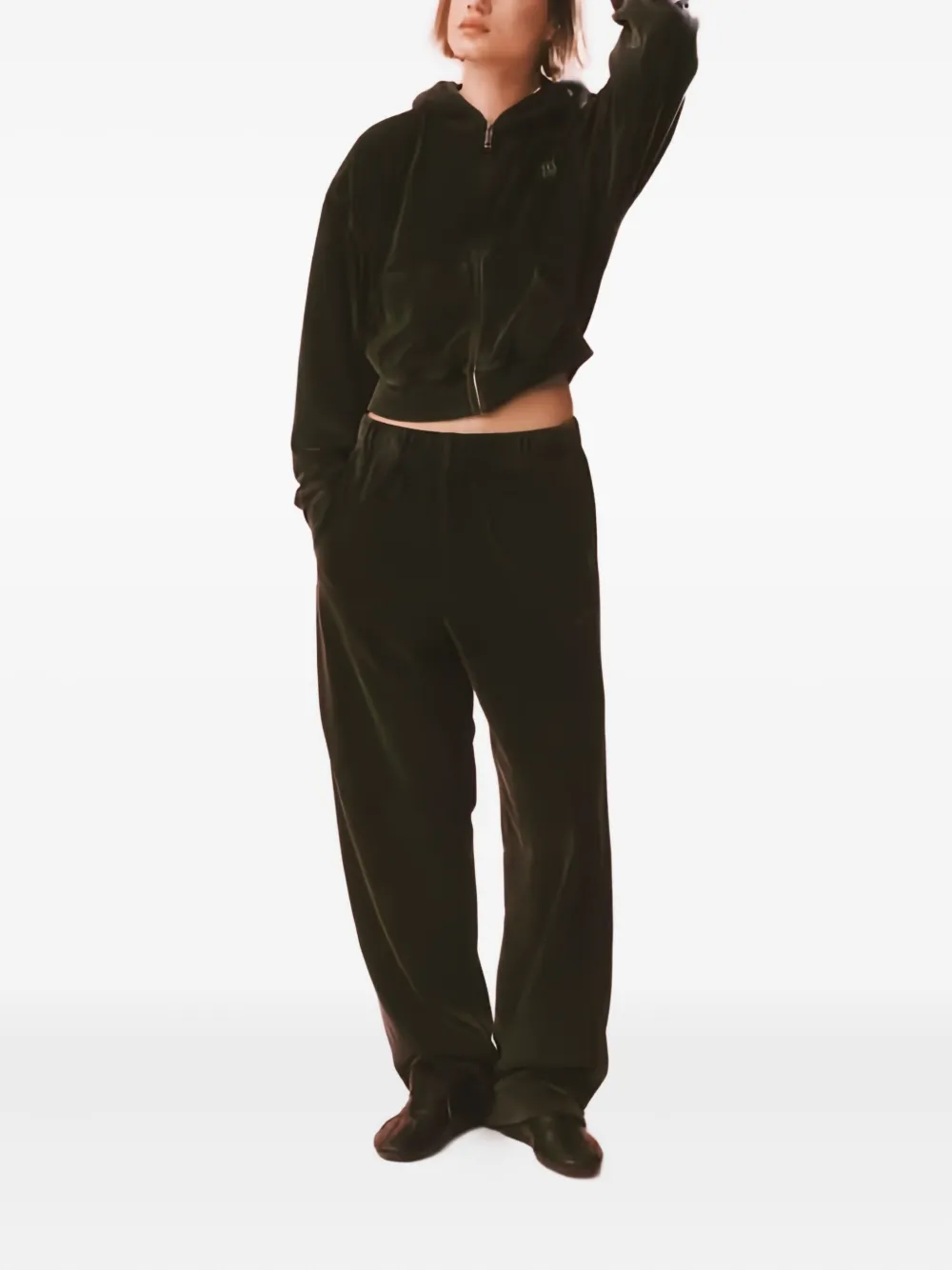 P.E Nation Hoodie met ritssluiting - Zwart