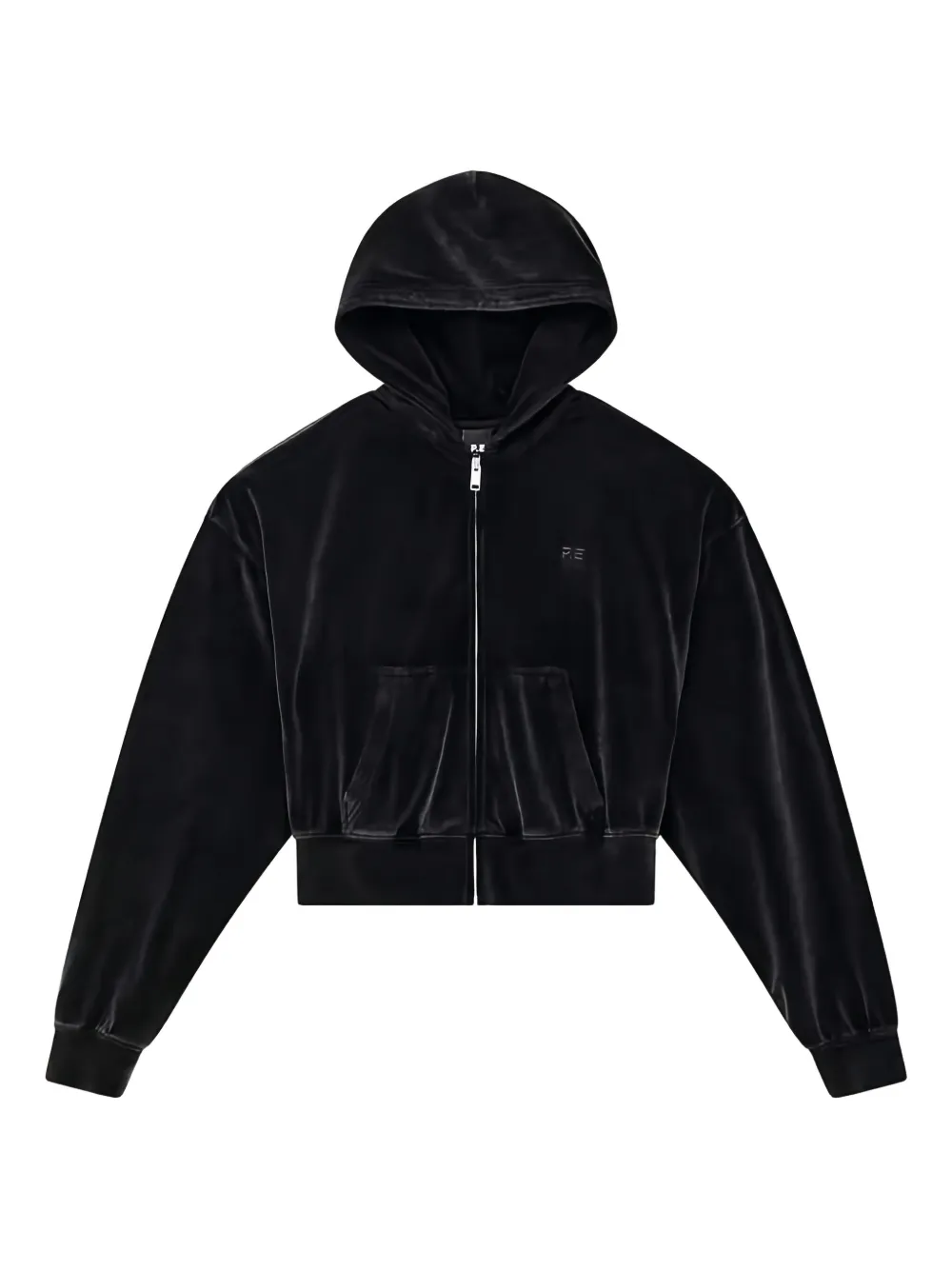 P.e Nation Zip-fastenning Hoodie In Black