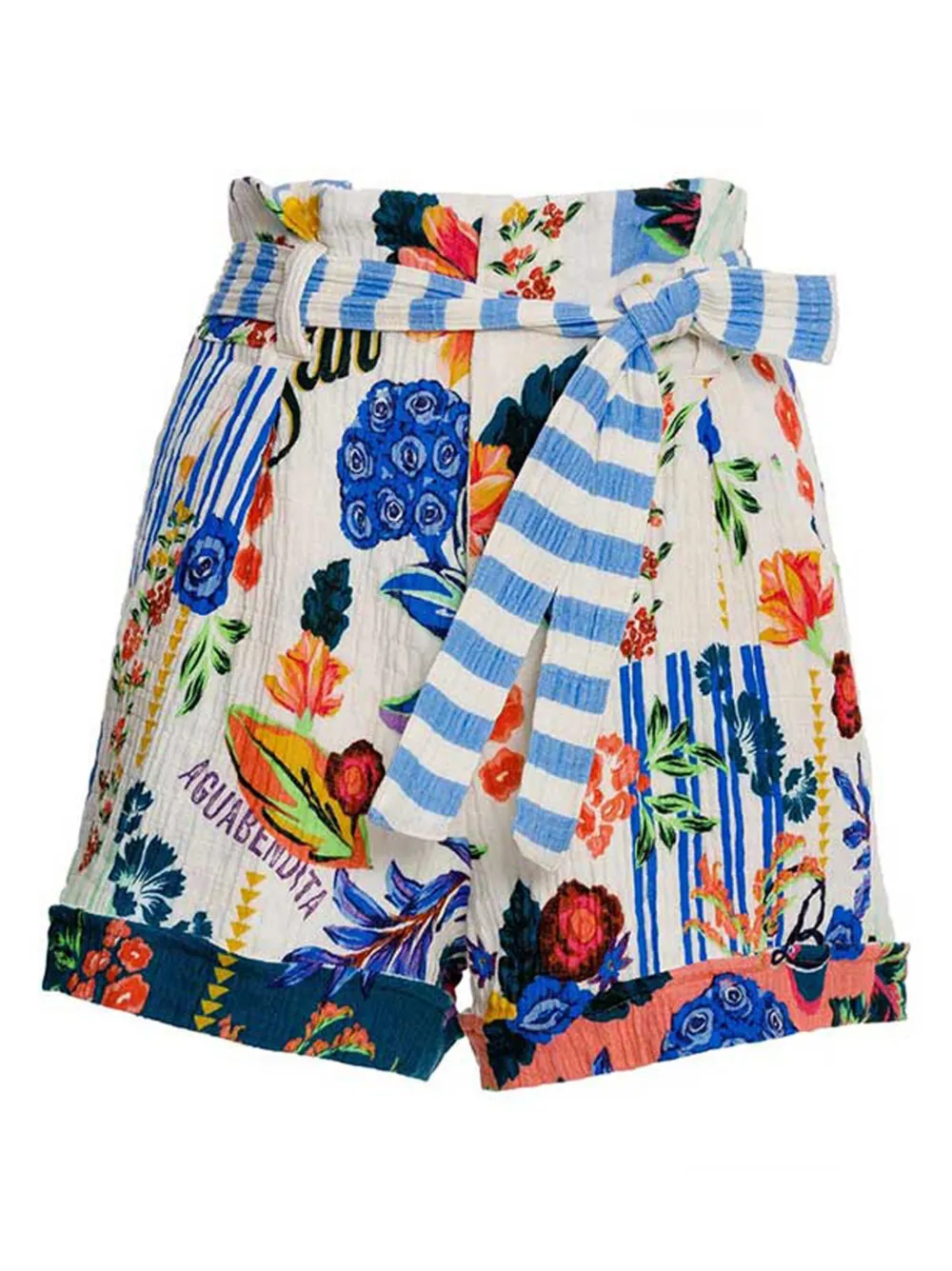Agua Bendita shorts Addison Citrus | blanco | Image 1