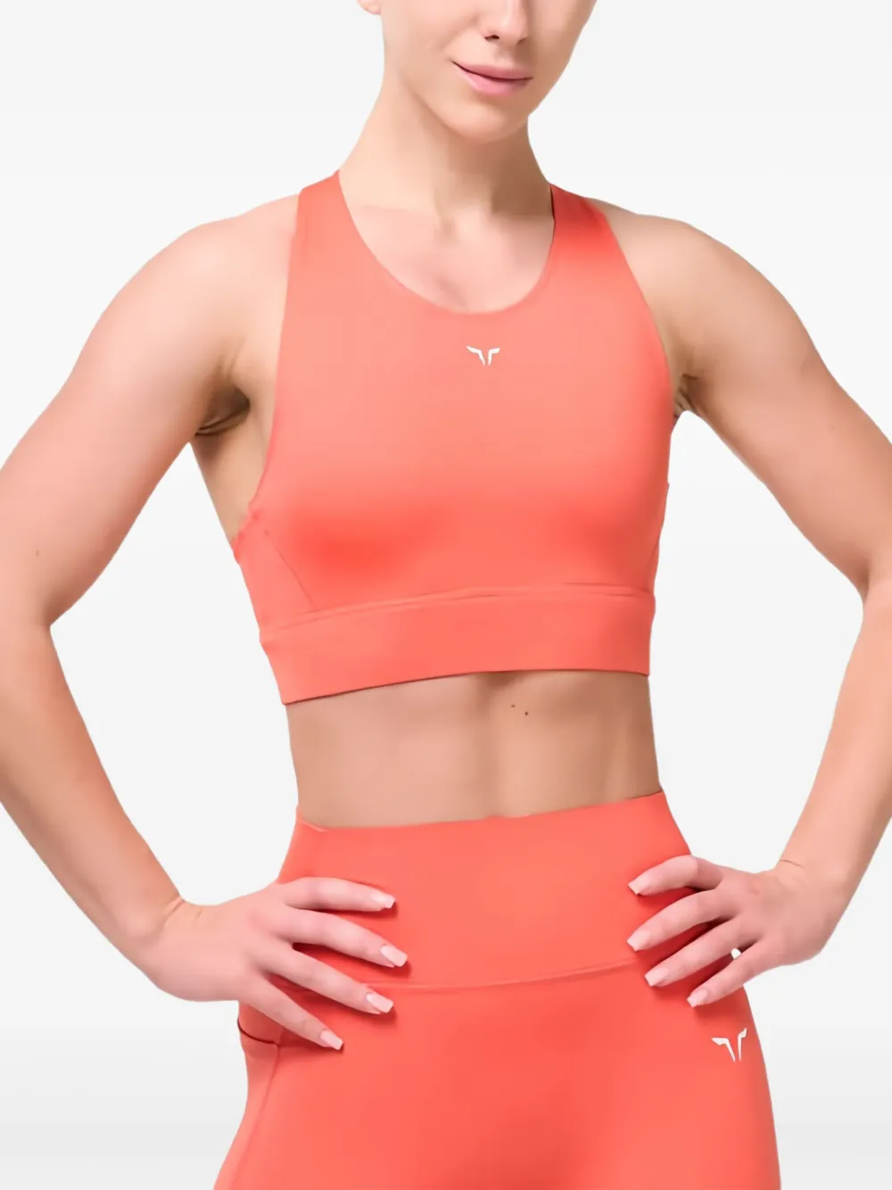 Squatwolf Essential High-impact Sports Bra In Orange