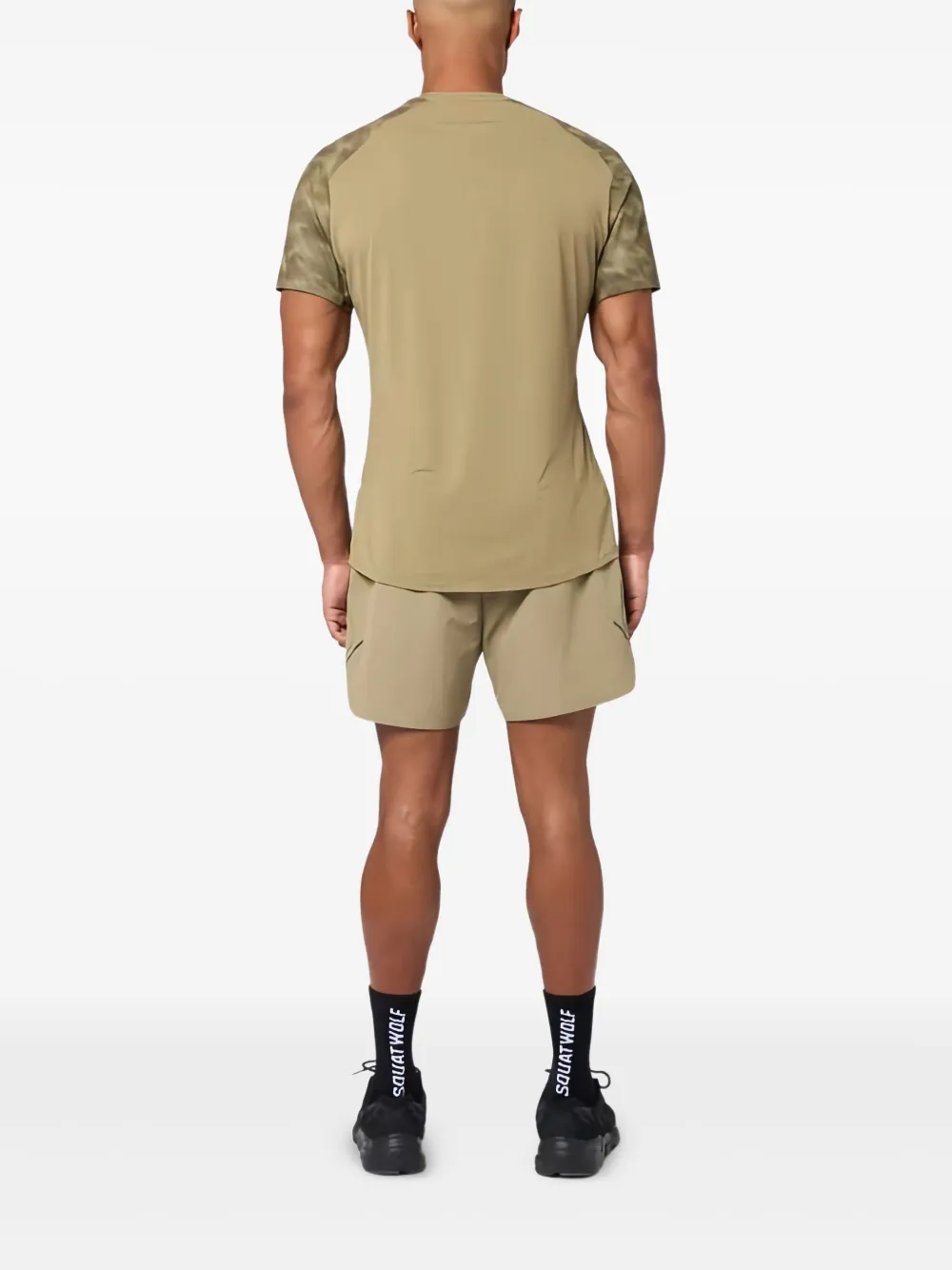 Squatwolf Printed-panelled T-shirt In Green