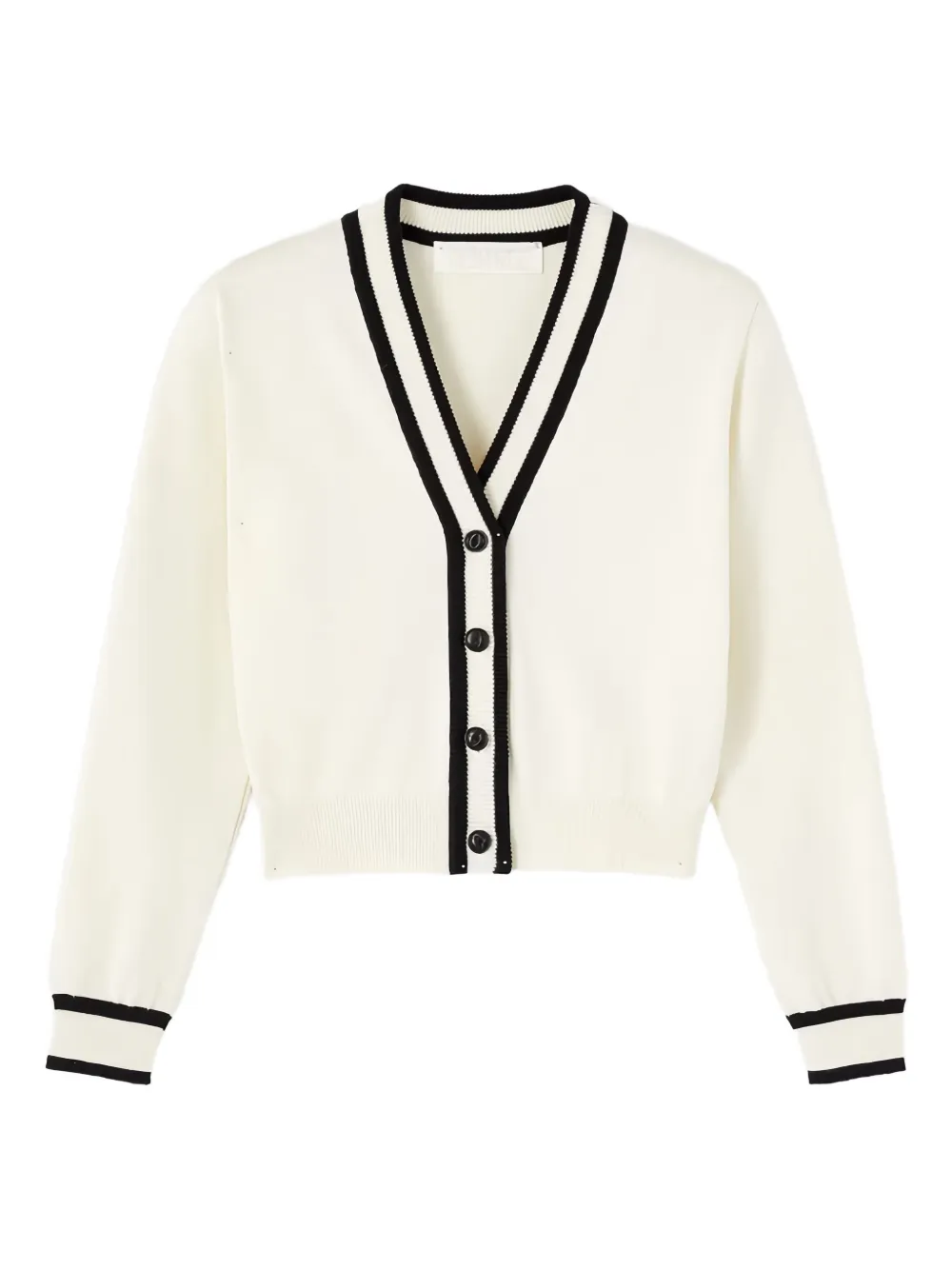 D'estree Paula Cropped Cardigan In Neutral