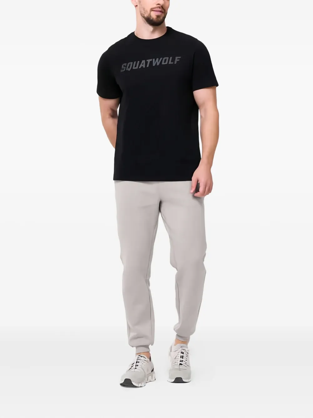 Squatwolf Short-sleeve Crew-neck T-shirt In Black