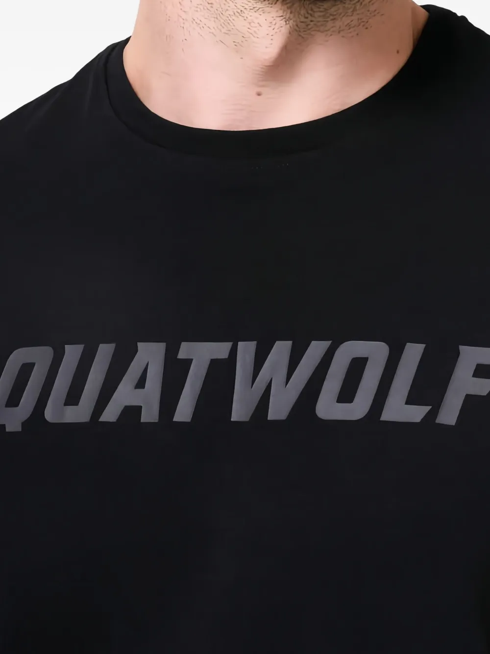 Squatwolf Short-sleeve Crew-neck T-shirt In Black