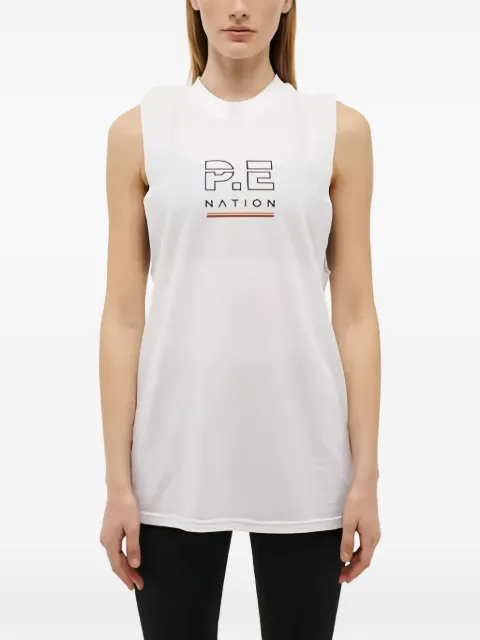 P.E Nation Shuffle logo tank top