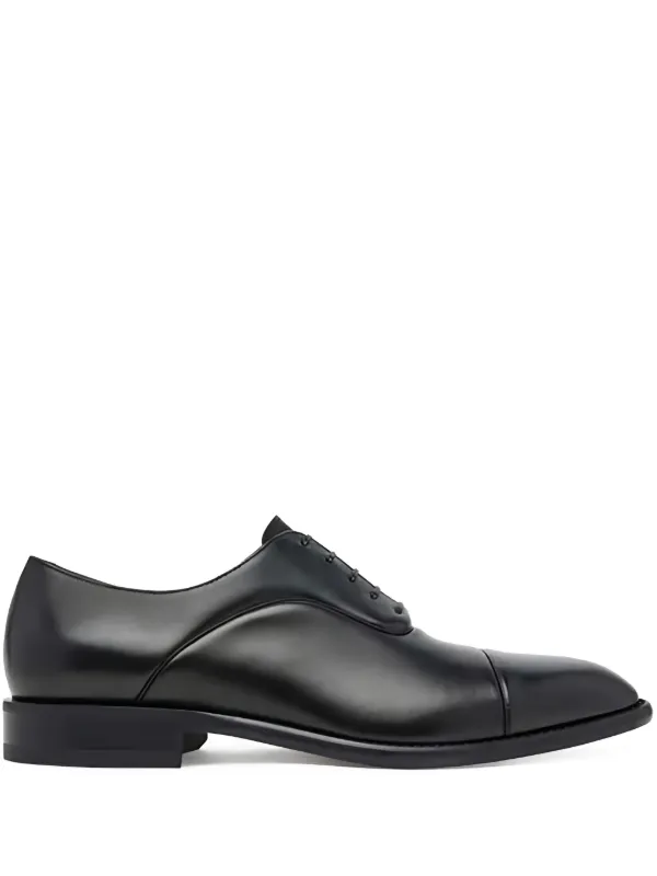 Boss Leather Oxford Shoes - Black