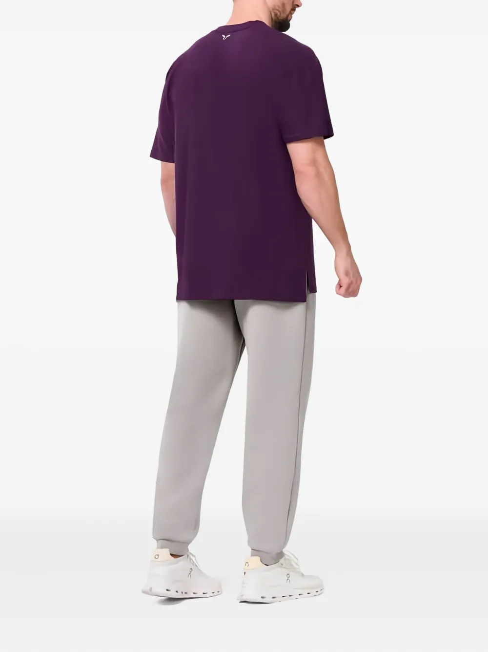 Squatwolf Logo Side-slit T-shirt In Purple