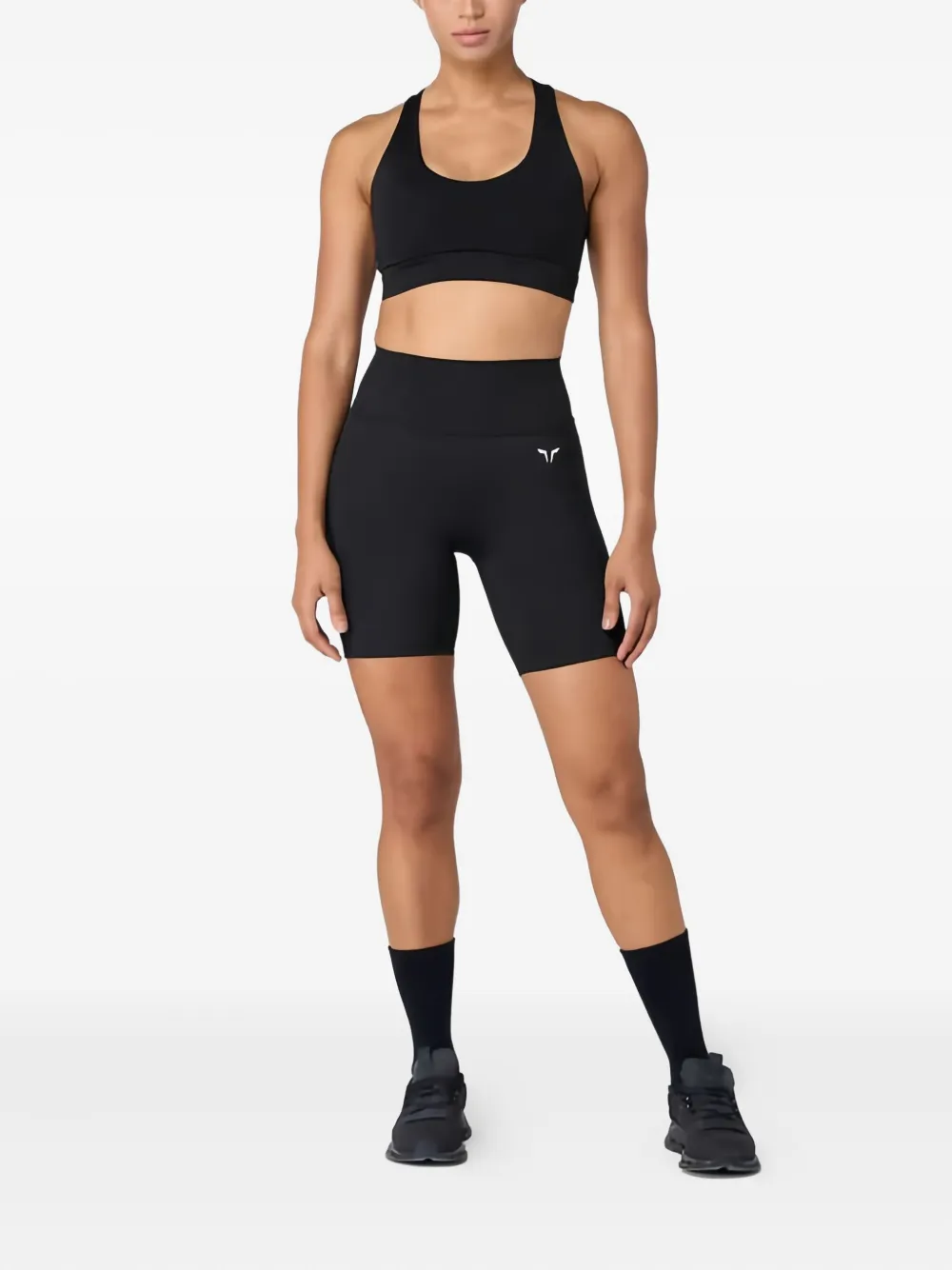 Squatwolf Logo-detail Compression Shorts In Black