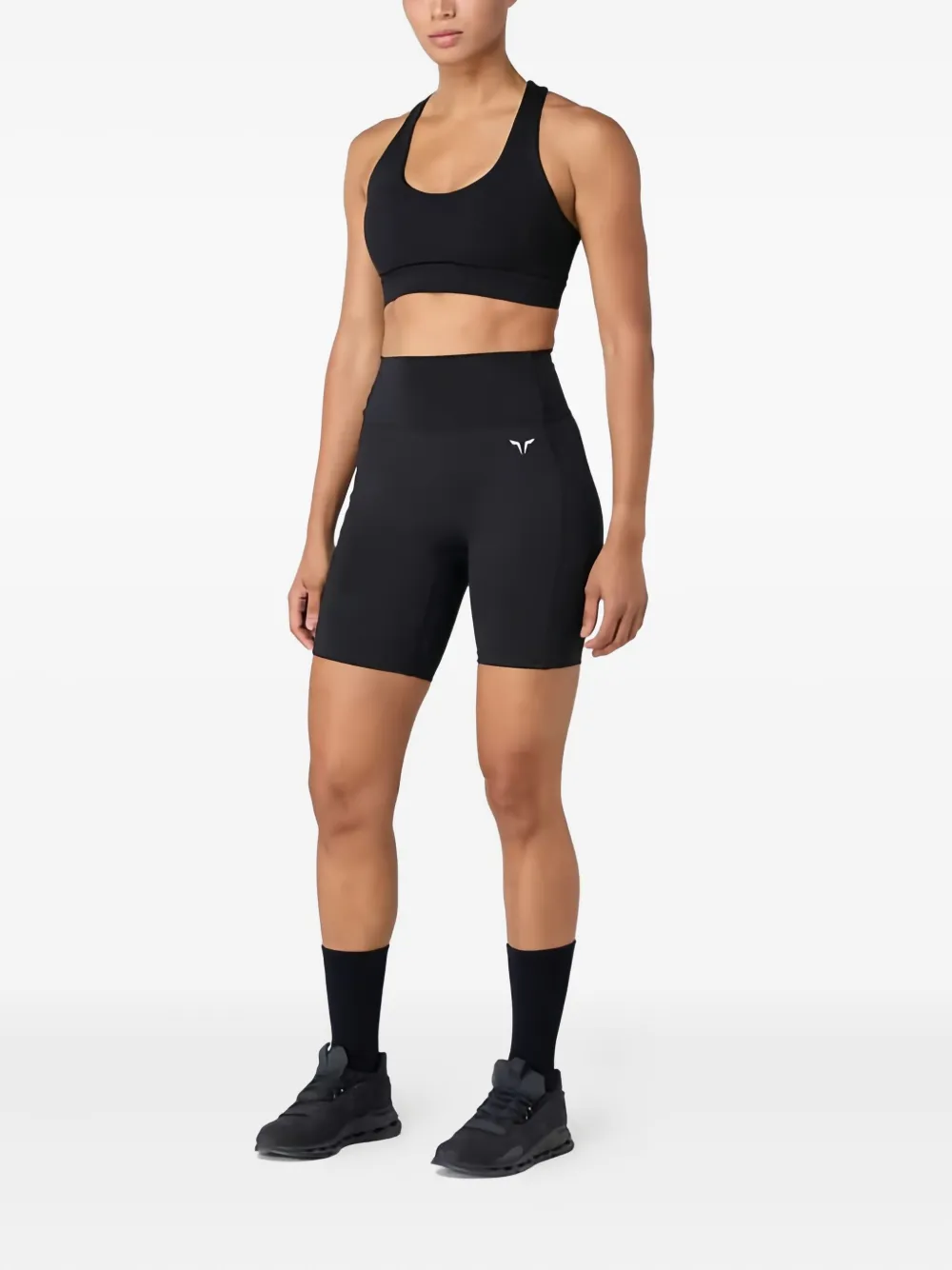Squatwolf Logo-detail Compression Shorts In Black