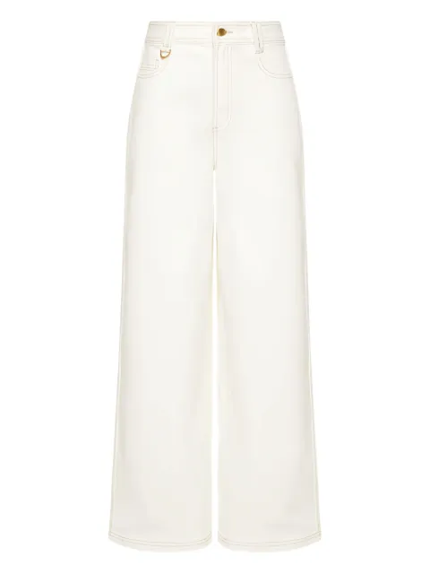 Aje Wavebreak topstitch jeans