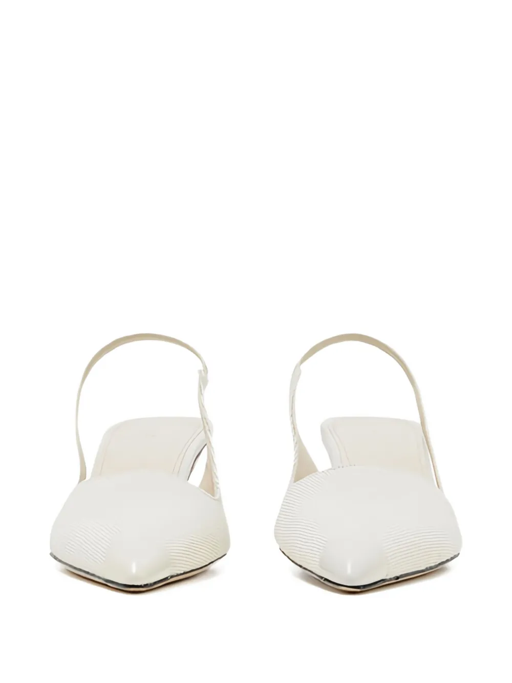 IRO Slingback pumps met kegelhak Beige