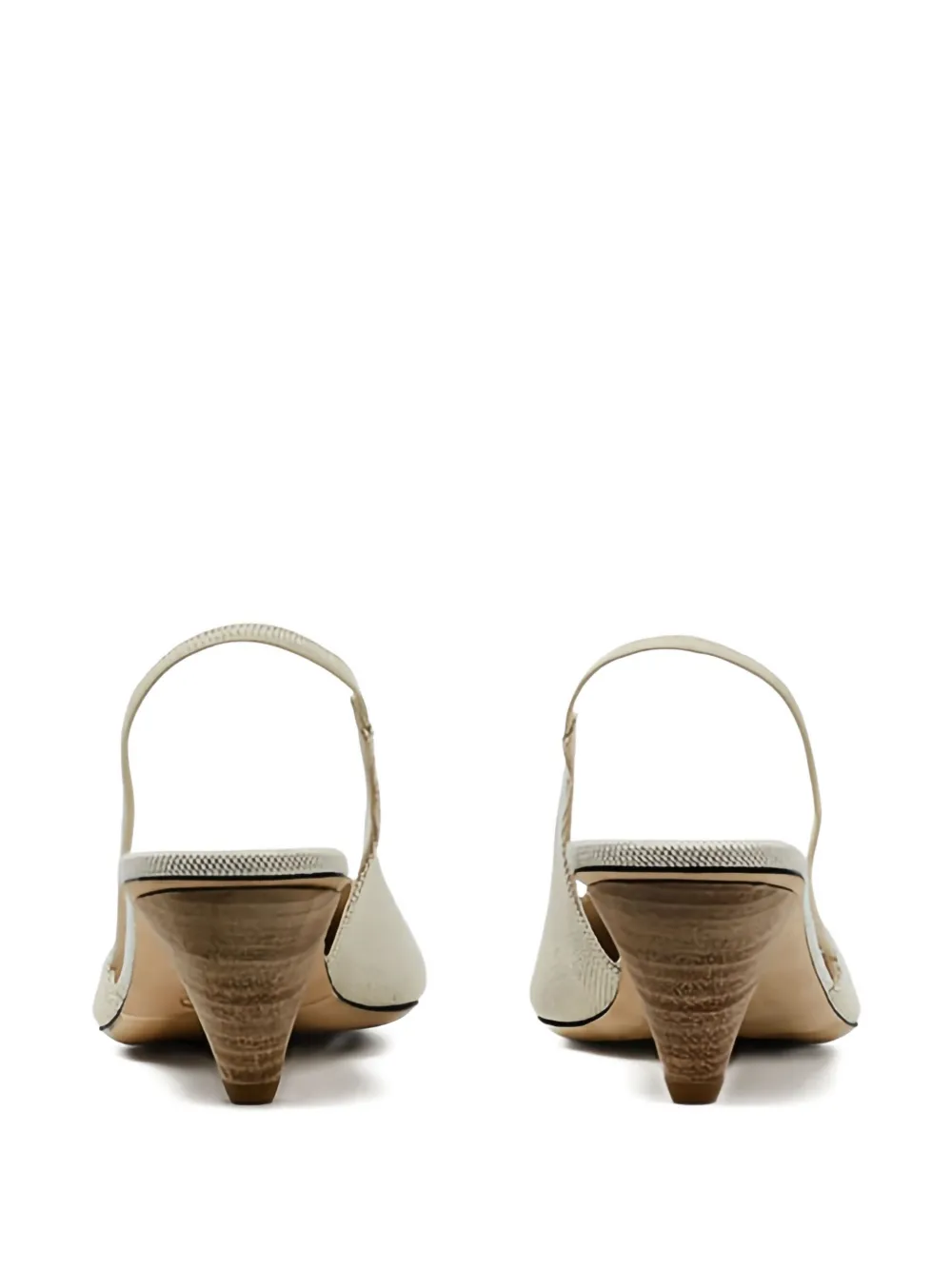 IRO Slingback pumps met kegelhak Beige