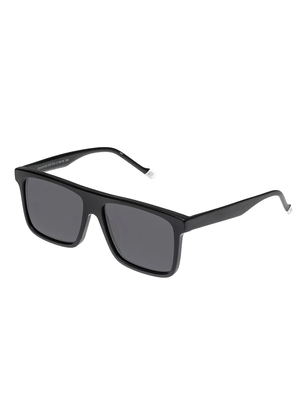 Le Specs Zonnebril met vierkant montuur - Zwart