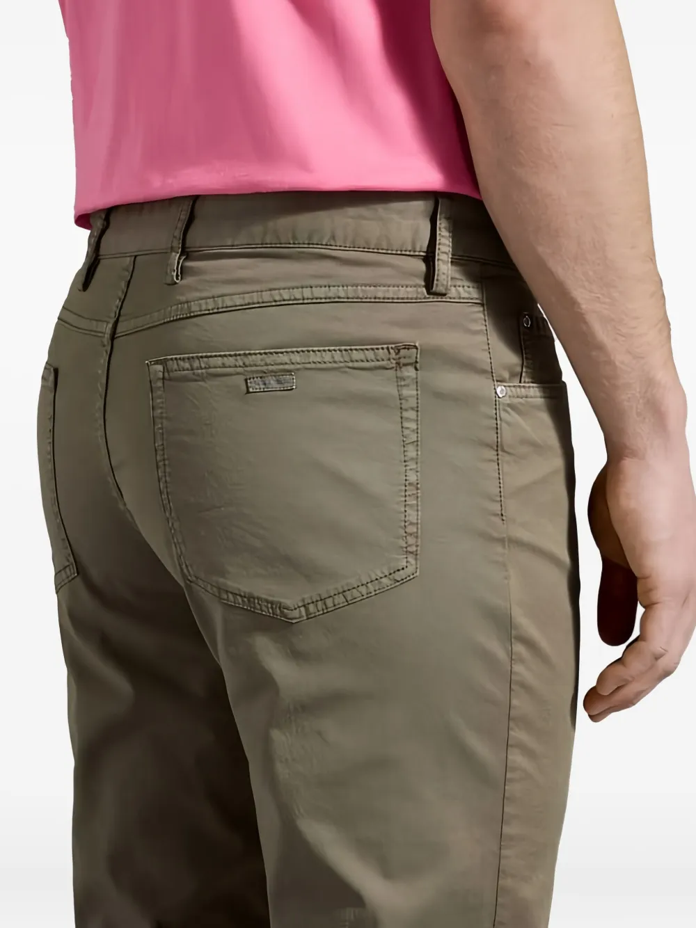 Paul & Shark Broek met vijf zakken Groen