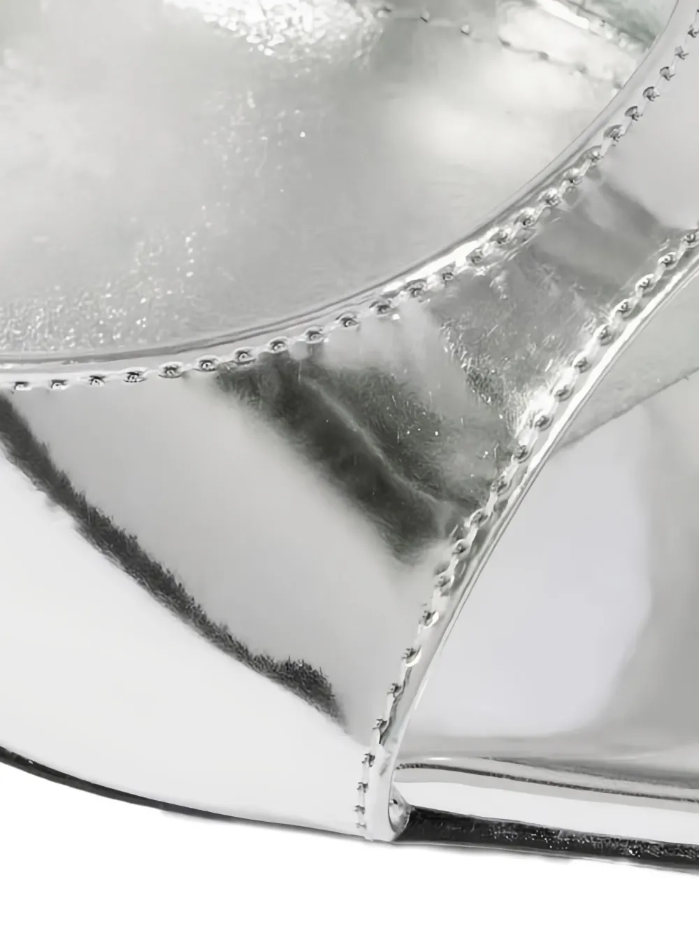 Schutz Crystal-embellished Metallic Sandals In Silver