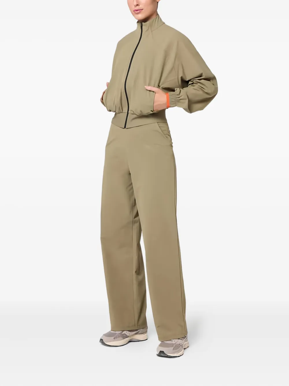 Squatwolf Zip-up Oversized Jacket In Green