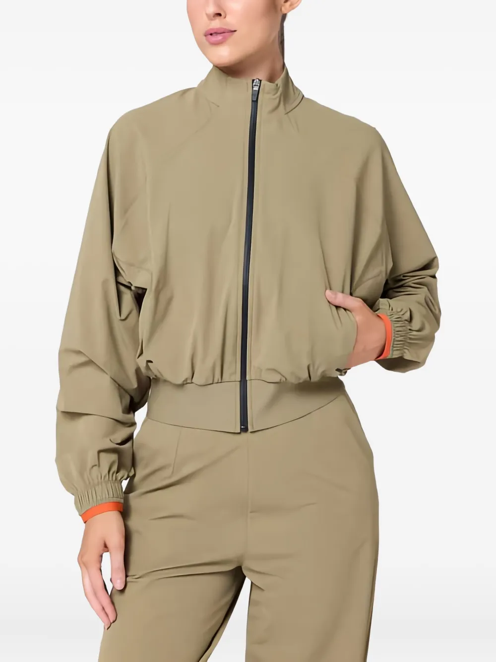 SQUATWOLF chamarra oversize con cierre | verde | Image 1
