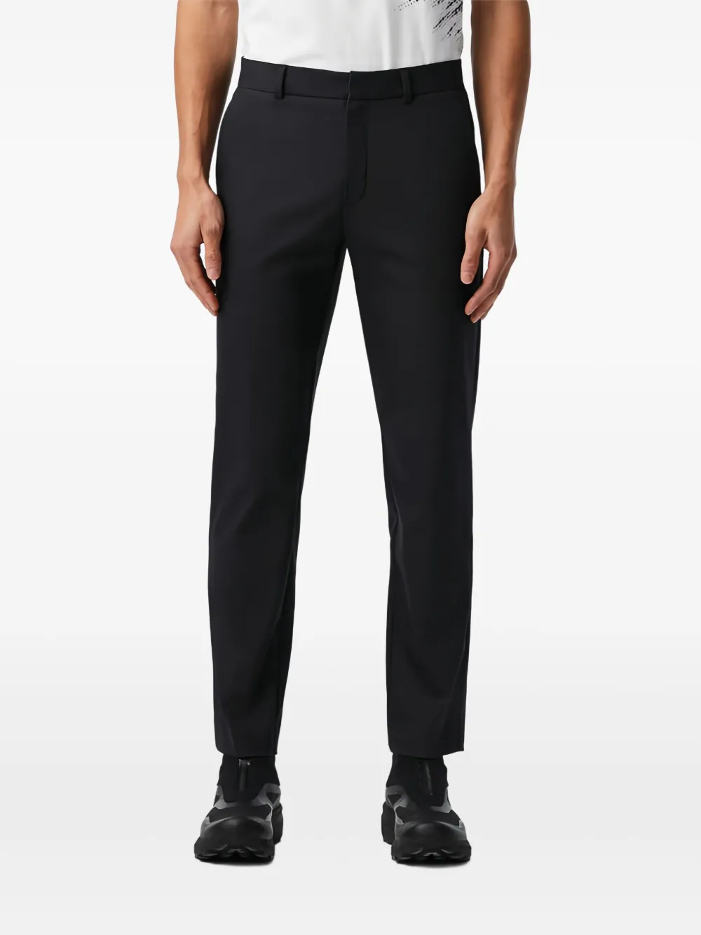 Alphatauri Cropped Tailored Trousers In Black