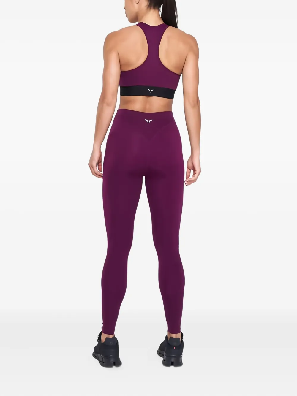 Squatwolf Racerback Logo-detail Sports Bra In Purple