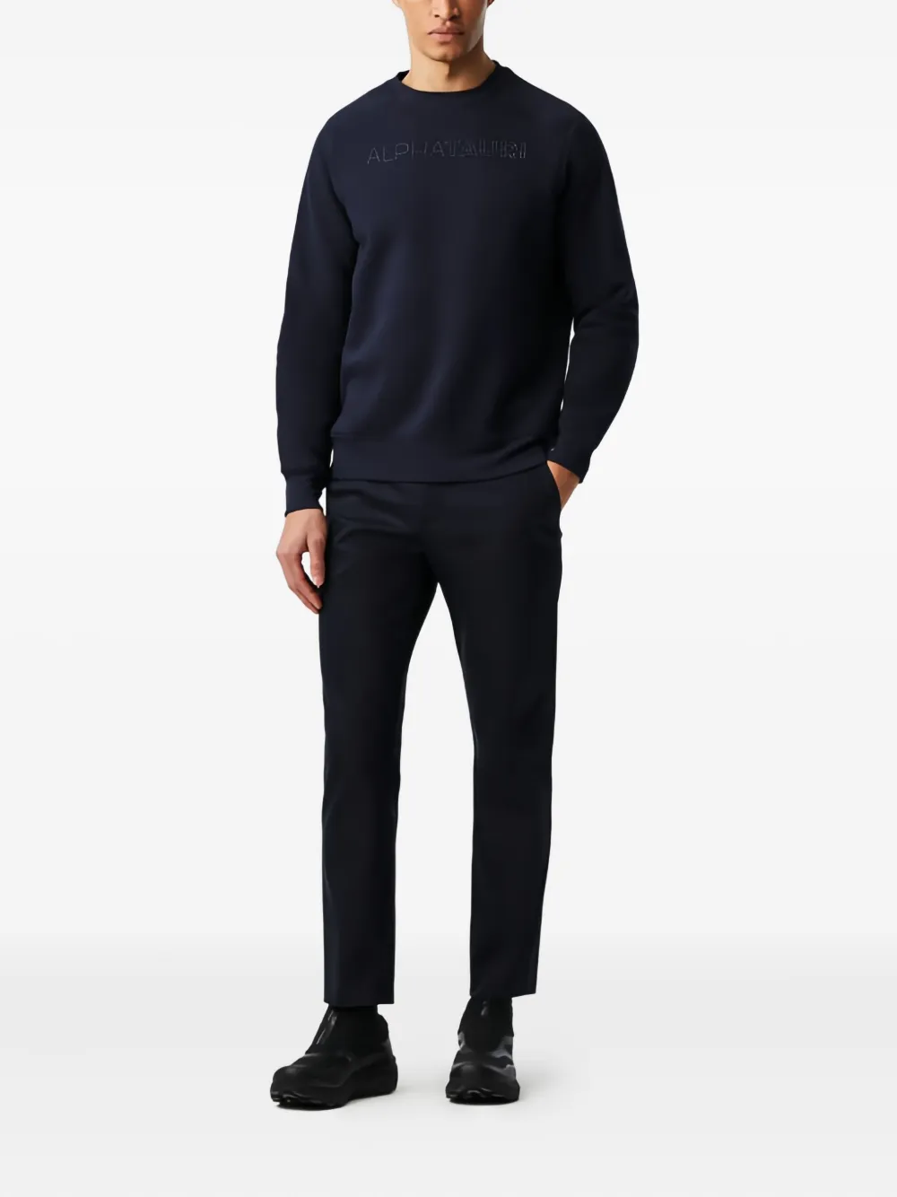 Alphatauri sudadera con logo en relieve y cuello redondo | Sudaderas | Image 2